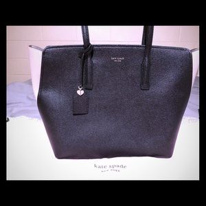 NEW Kate Spade Margaux Large Tote - Black/taupe